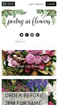 Mobile Screenshot of poetryinflowers.com.au