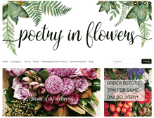 Tablet Screenshot of poetryinflowers.com.au